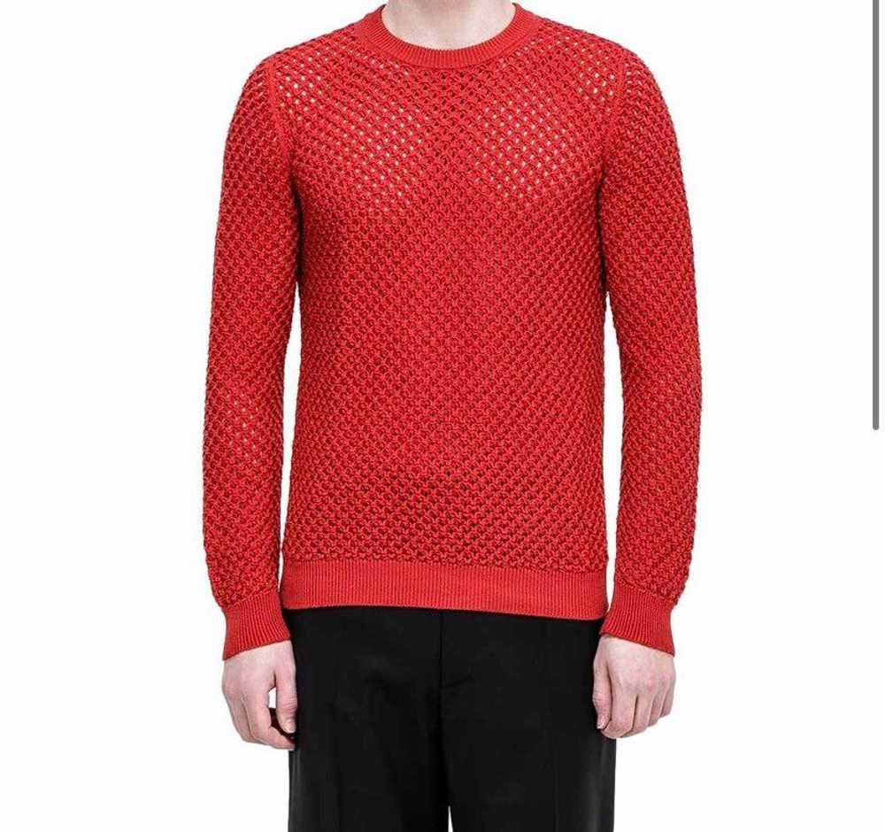 Namacheko SS18 Red Loose Knit Sweater - image 2