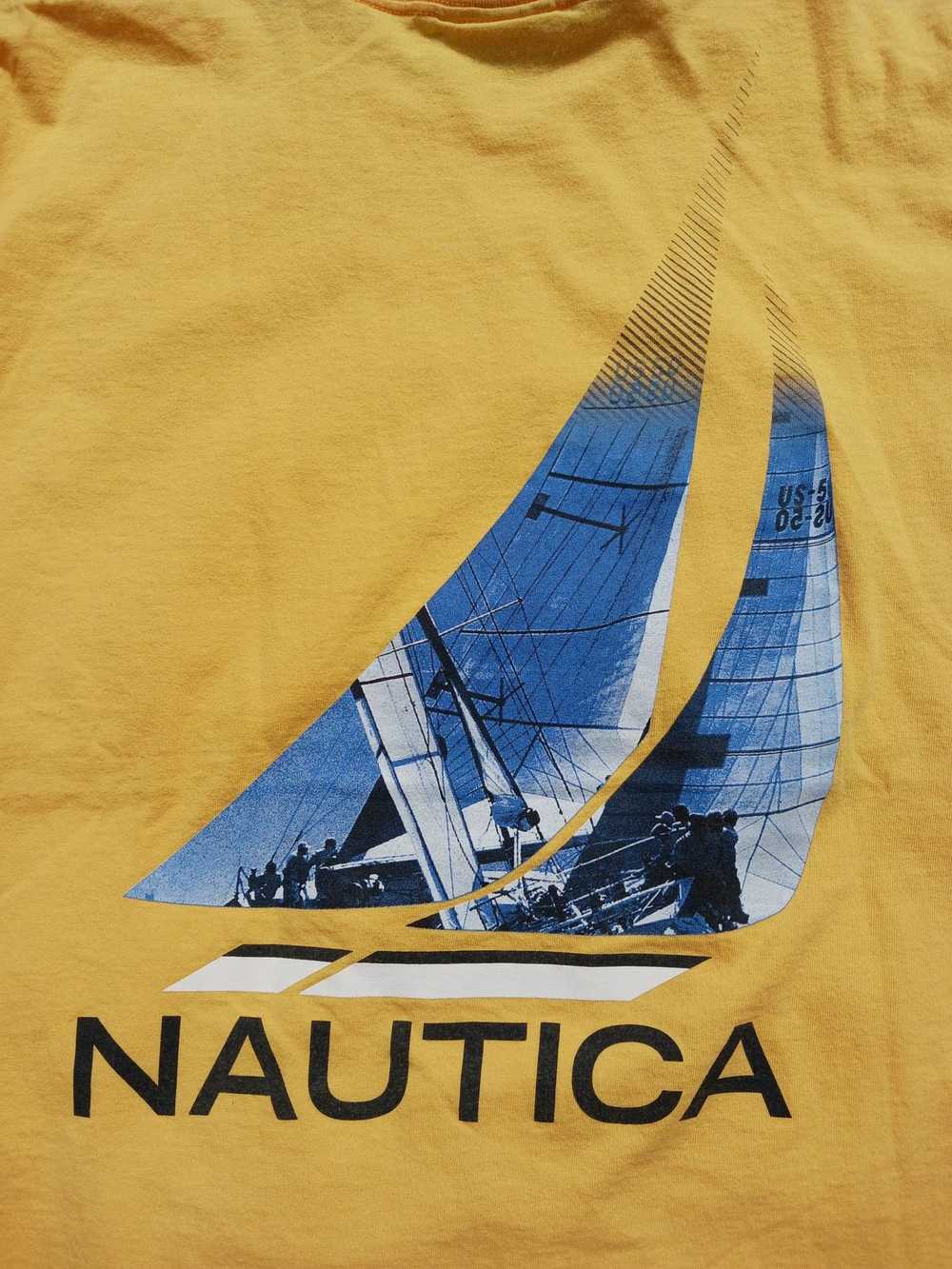 Nautica × Vintage Nautica Spell Out Logo Sailboat… - image 4