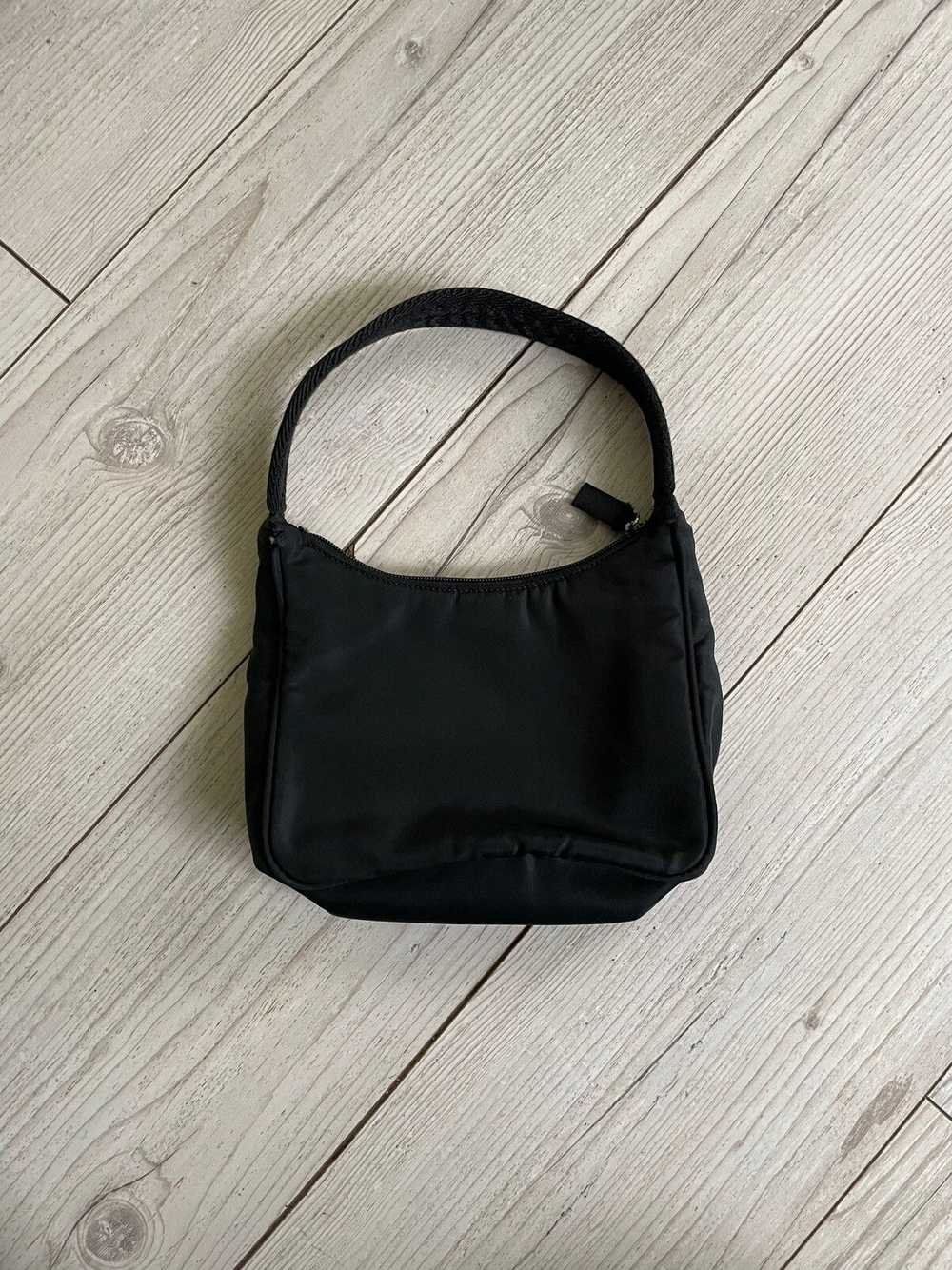 Prada Vintage Black Nylon Prada hobo bag - image 5