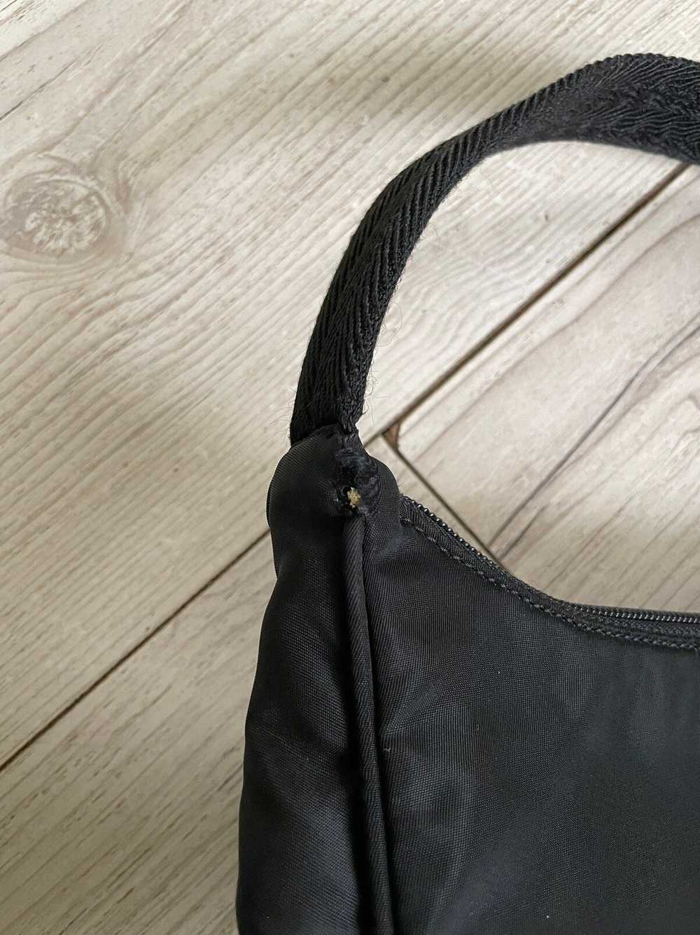 Prada Vintage Black Nylon Prada hobo bag - image 6