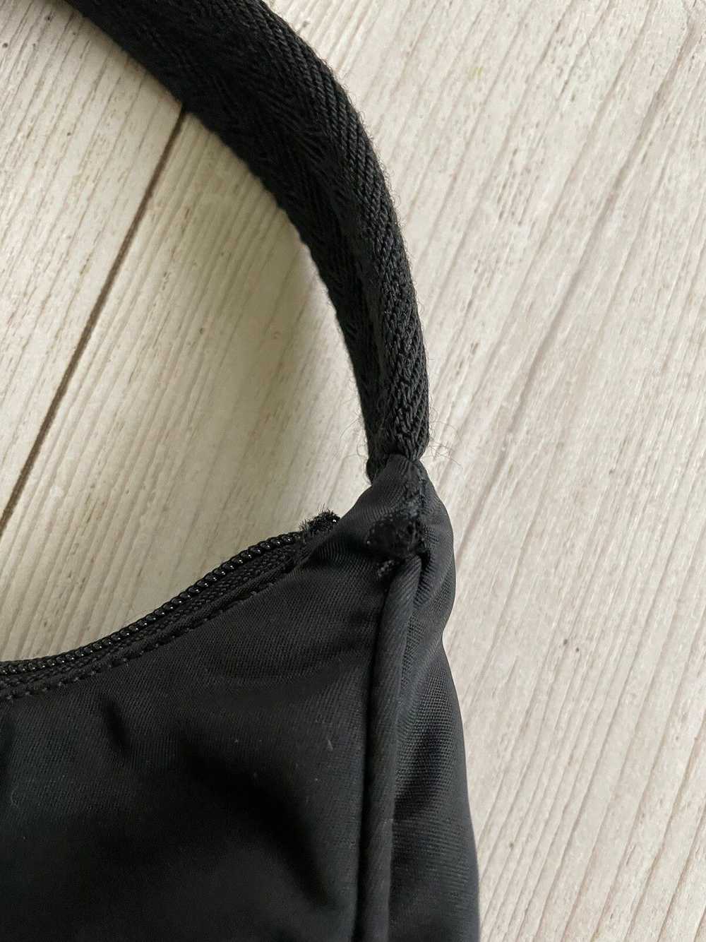 Prada Vintage Black Nylon Prada hobo bag - image 8