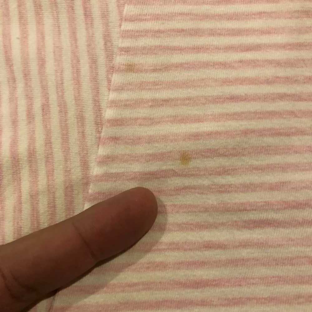 VINTAGE 90s Guess Jeans USA Striped T Shirt Pink … - image 2