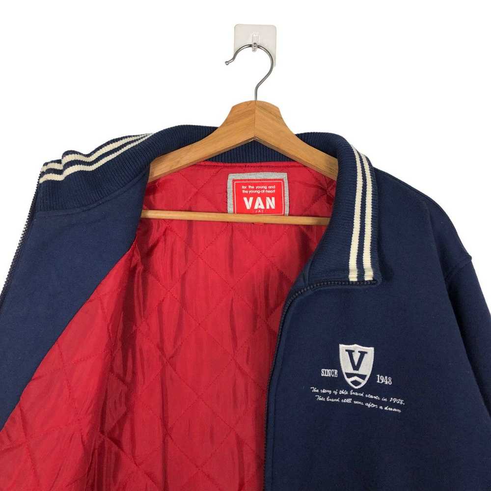 Japanese Brand 🔥90’s Vintage Varsity Jacket Van … - image 10