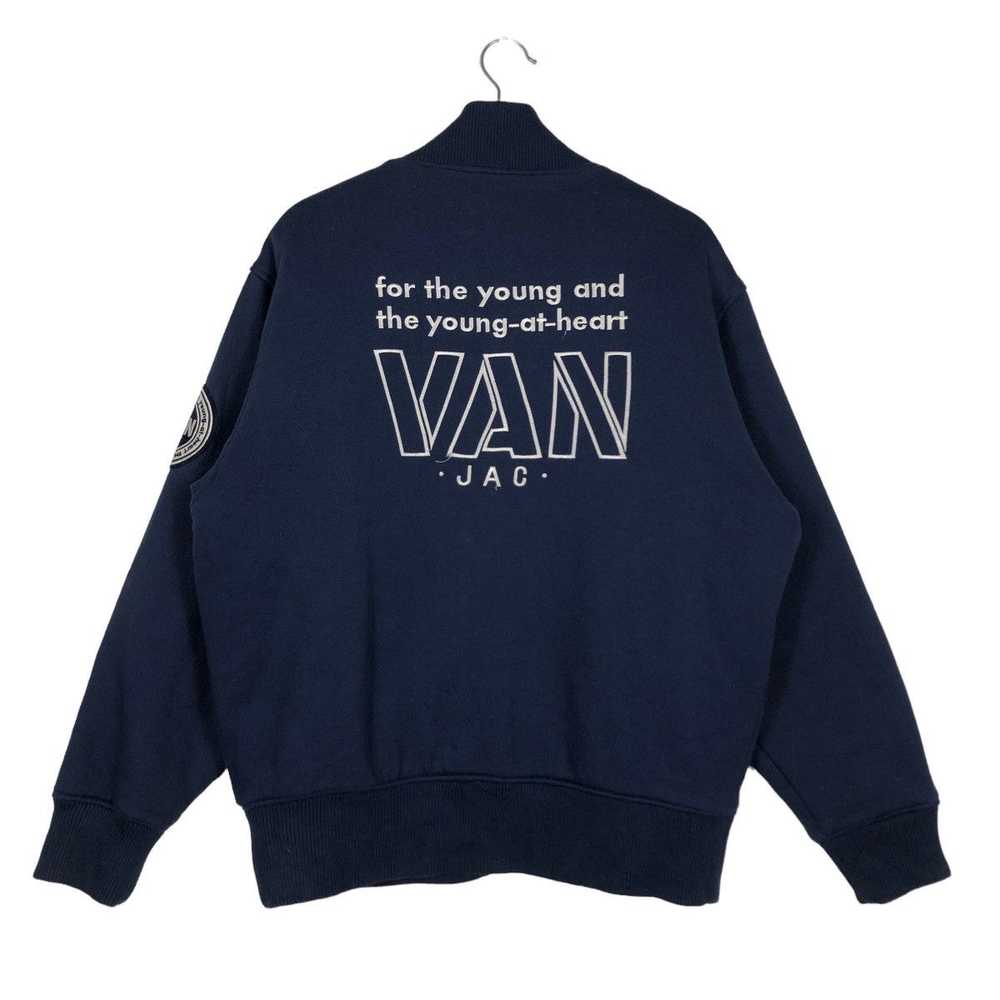 Japanese Brand 🔥90’s Vintage Varsity Jacket Van … - image 8