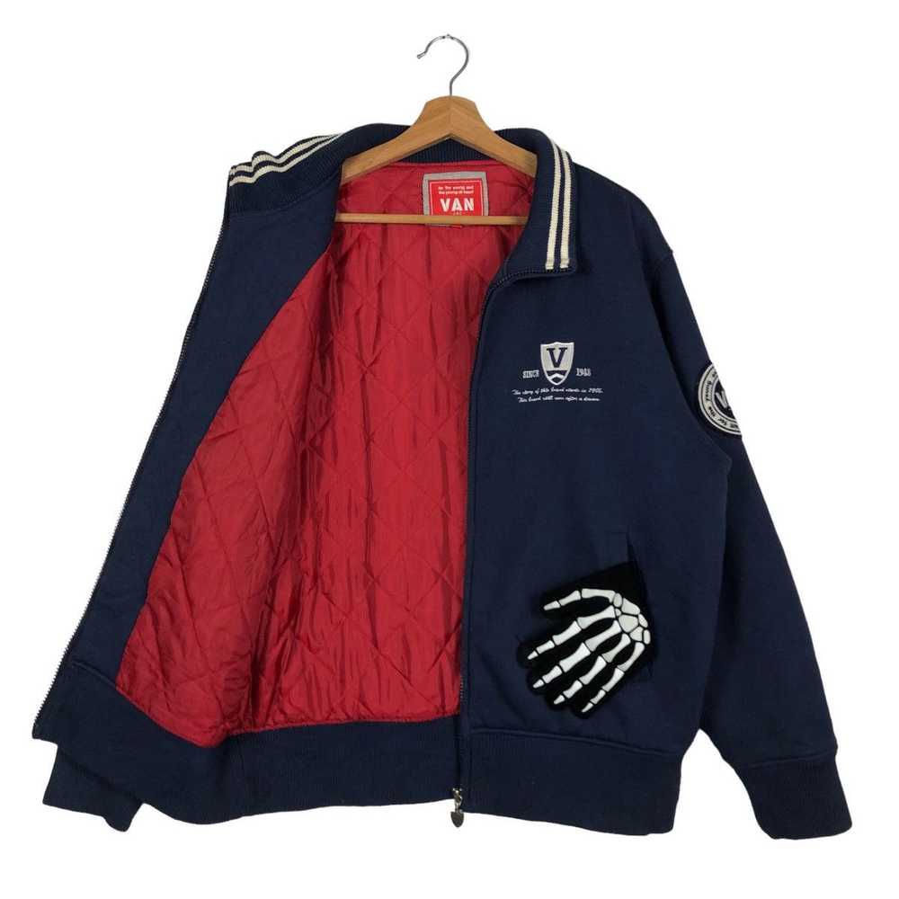 Japanese Brand 🔥90’s Vintage Varsity Jacket Van … - image 9