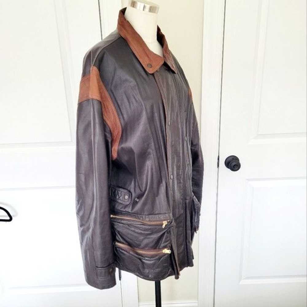 Genuine Leather × Very Rare × Vintage B. Altman &… - image 2