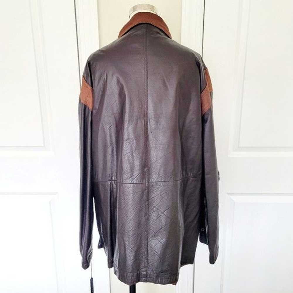 Genuine Leather × Very Rare × Vintage B. Altman &… - image 4