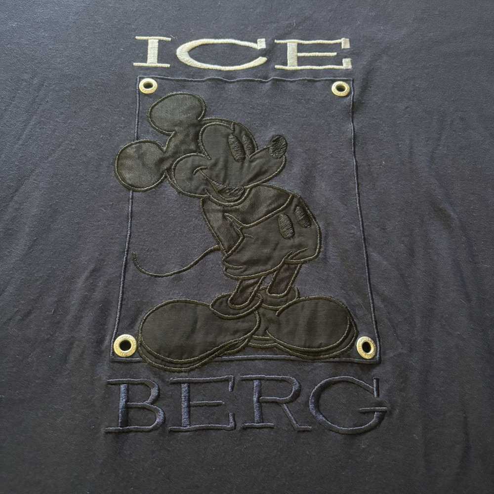 Designer × Iceberg Iceberg Blue Mickey Mouse T Sh… - image 2