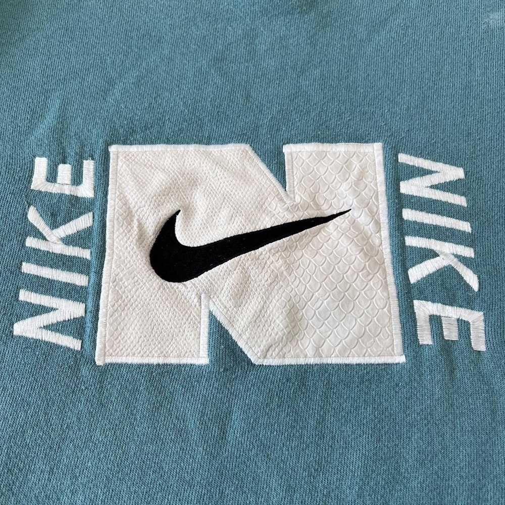 Nike × Streetwear × Vintage Vintage 90’s Nike Blu… - image 3