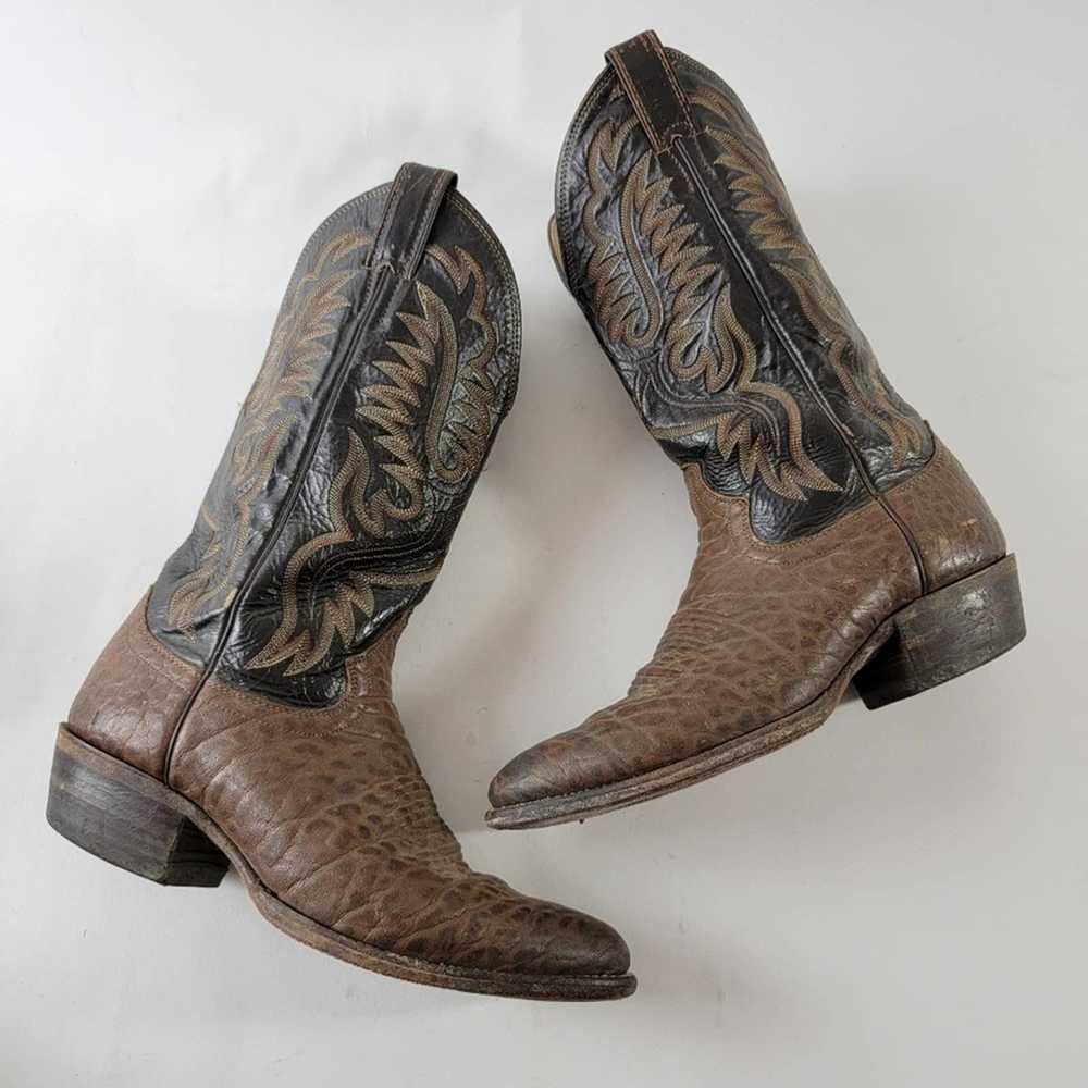 Justin Boots Justin Comb Last Point Toe Cowboy Bo… - image 11