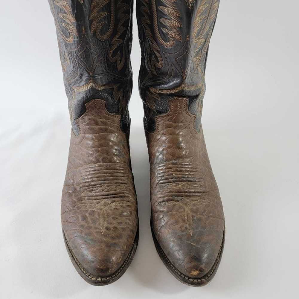 Justin Boots Justin Comb Last Point Toe Cowboy Bo… - image 6