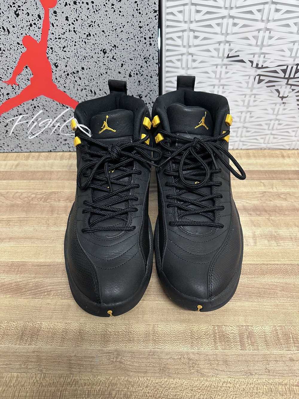 Jordan Brand × Nike AIR JORDAN 12 BLACK TAXI SIZE… - image 3