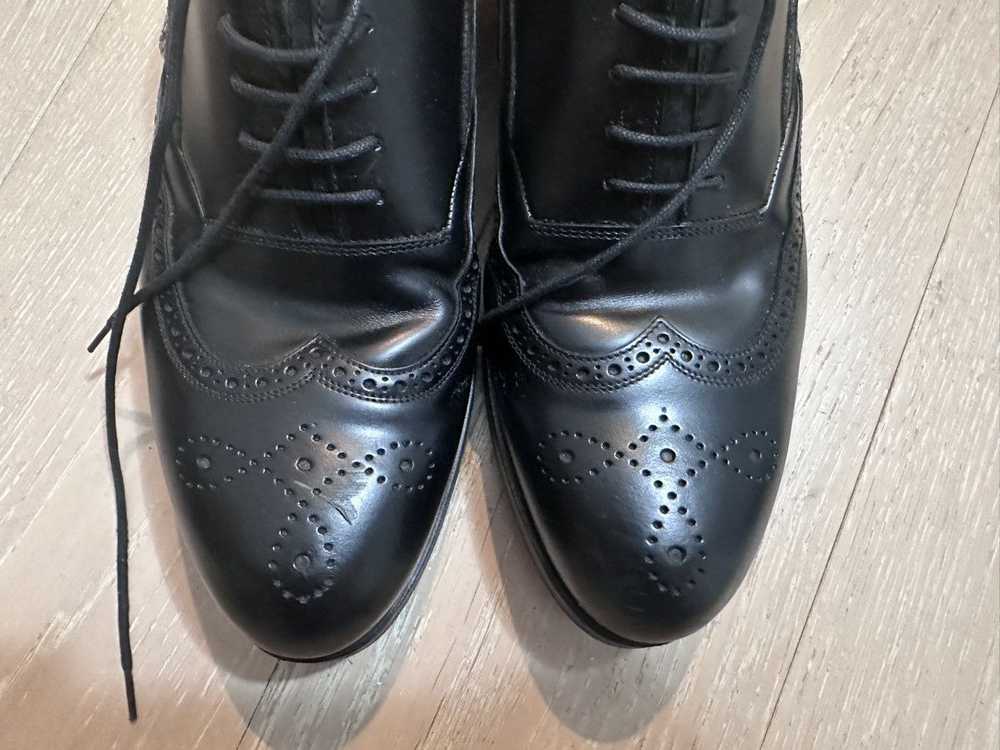 Prada Prada leather dress shoes sz 7 - image 3