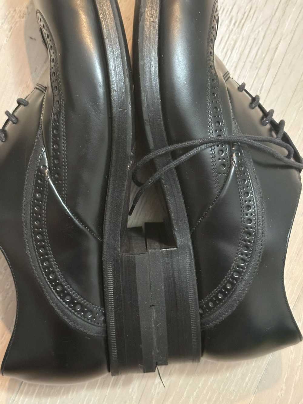 Prada Prada leather dress shoes sz 7 - image 9