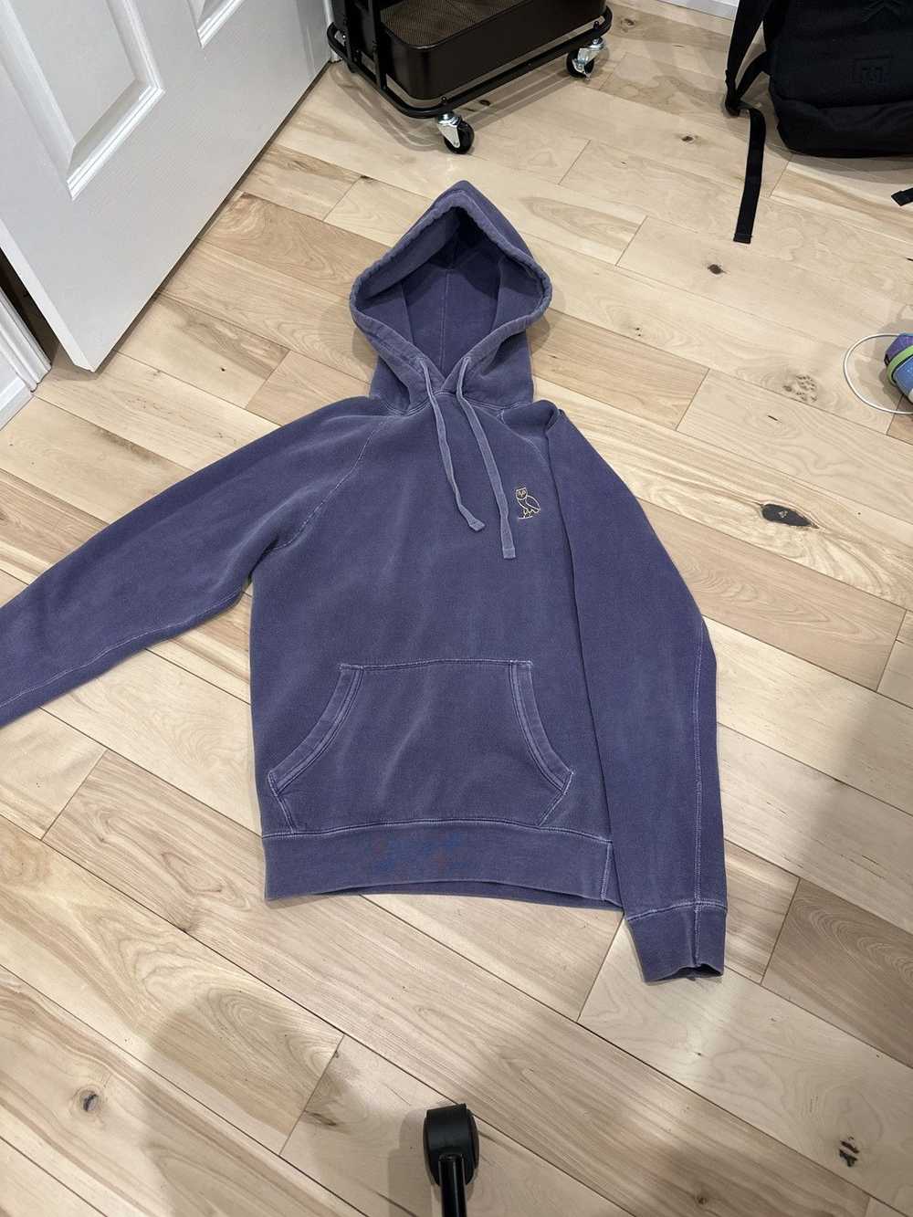 Octobers Very Own Purple OVO acid wash hoodie - image 4