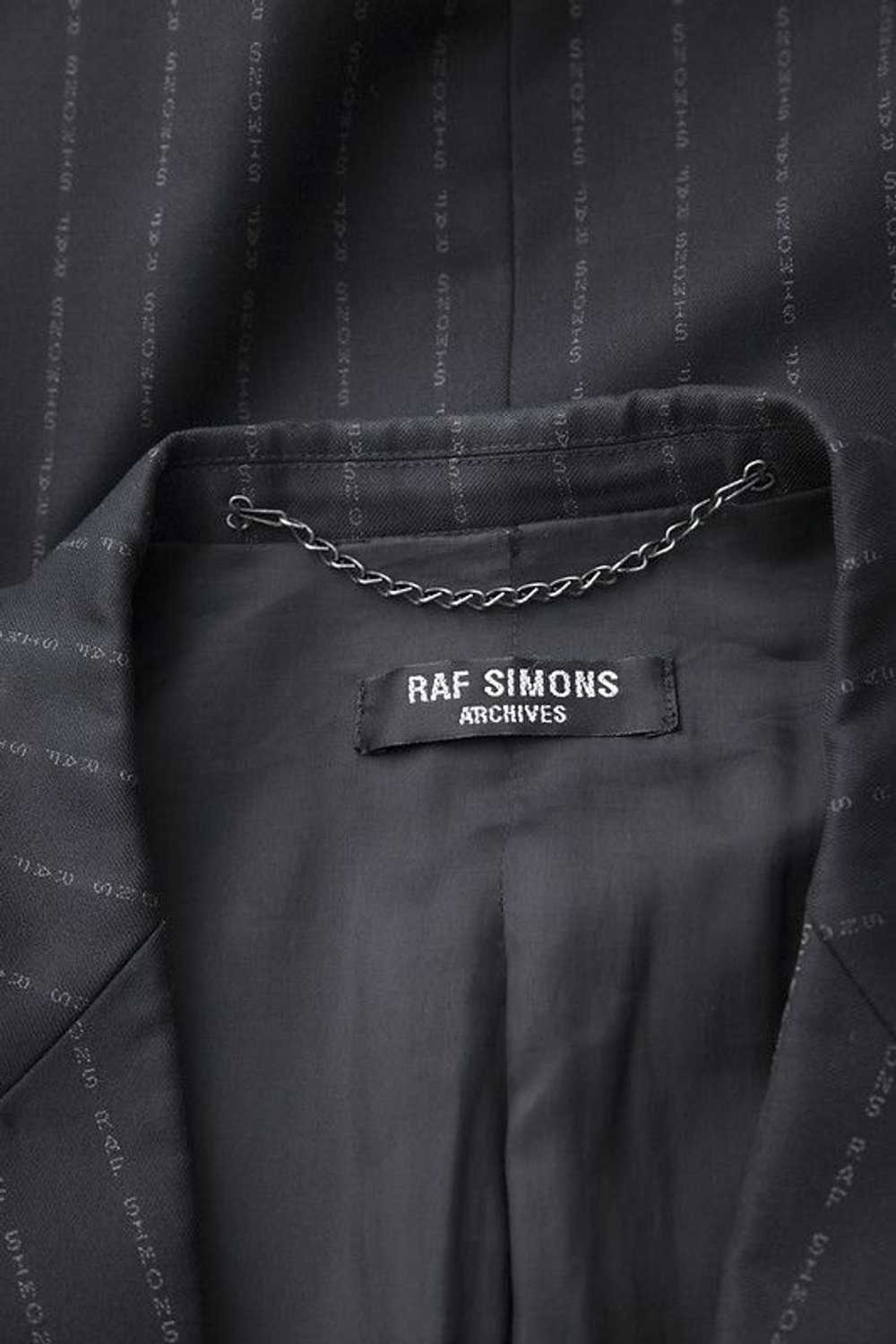 Raf Simons AW98 Raf Simons pinstripe blazer - image 6