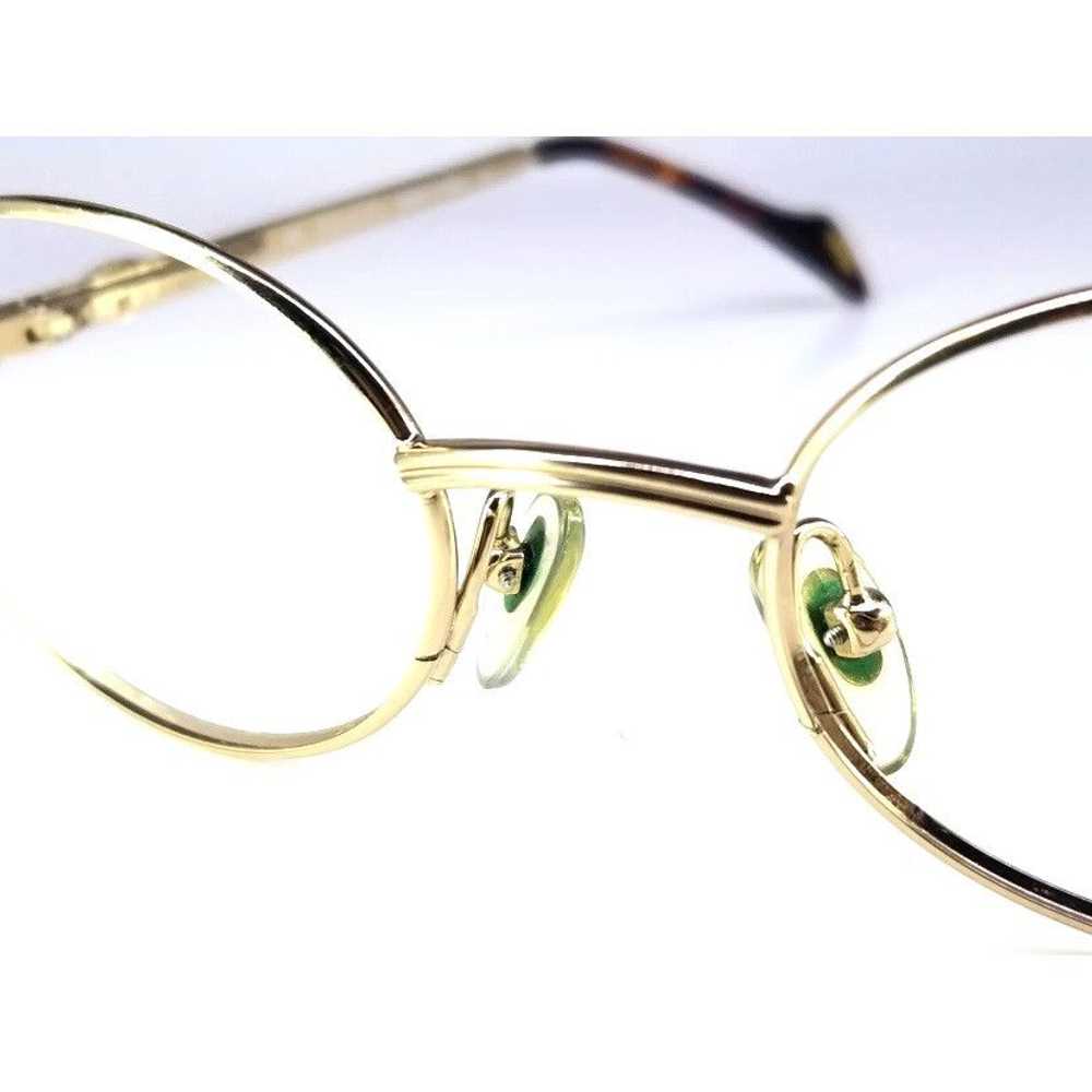 Gucci RARE GUCCI 90s GOLD VINTAGE OVAL GOLD FRAMES - image 4