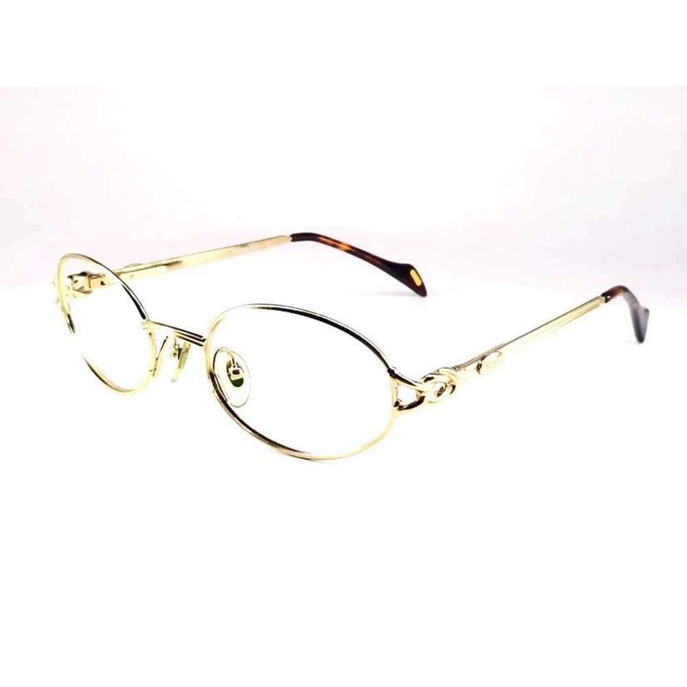 Gucci RARE GUCCI 90s GOLD VINTAGE OVAL GOLD FRAMES - image 7
