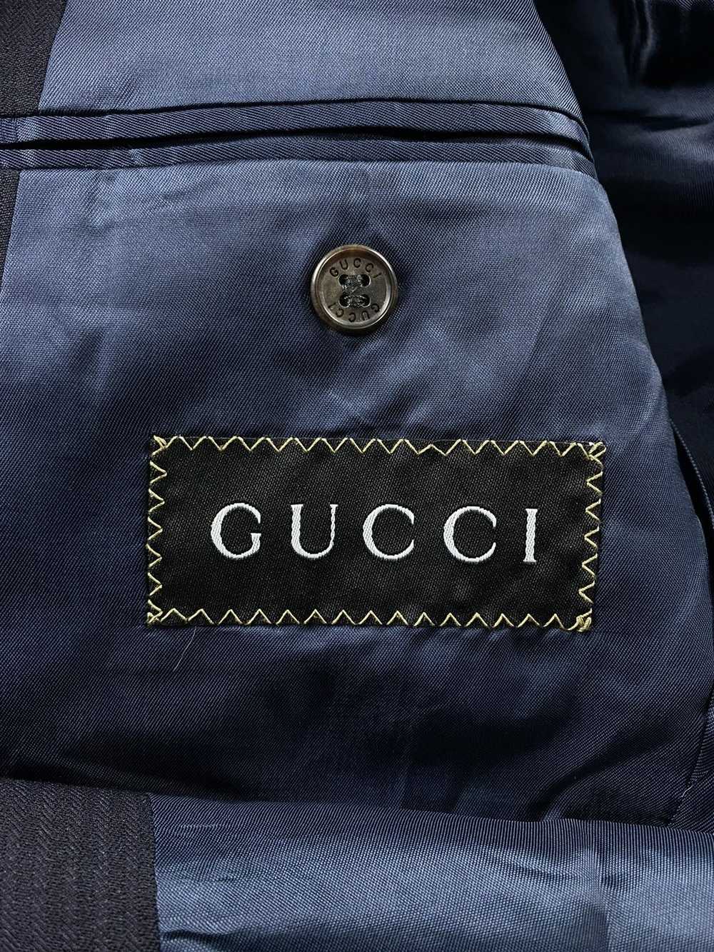 Gucci Gucci x Tom Ford Wool & Mohair Blazer Jacket - image 12