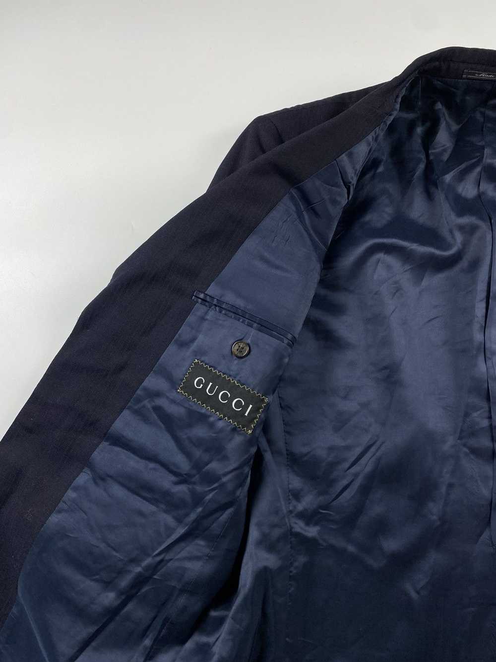 Gucci Gucci x Tom Ford Wool & Mohair Blazer Jacket - image 9