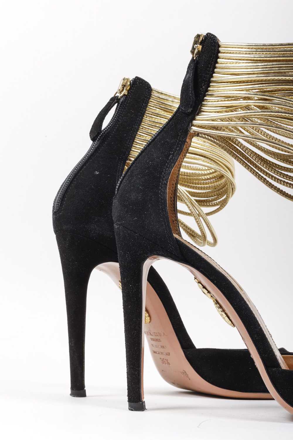 Aquazzura Aquazzura Black Suede Hello Lover 105 H… - image 9