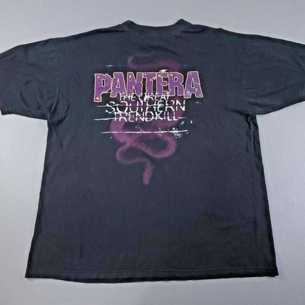 Vtg 90s Pantera Shirt The Great Southern Trendkil… - image 2