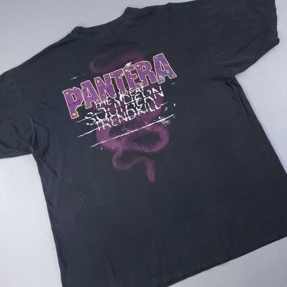 Vtg 90s Pantera Shirt The Great Southern Trendkil… - image 8