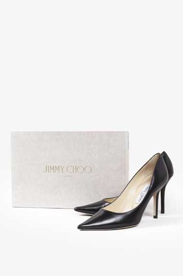 Jimmy Choo Jimmy Choo Black Kid Agnes Pointed Toe… - image 1