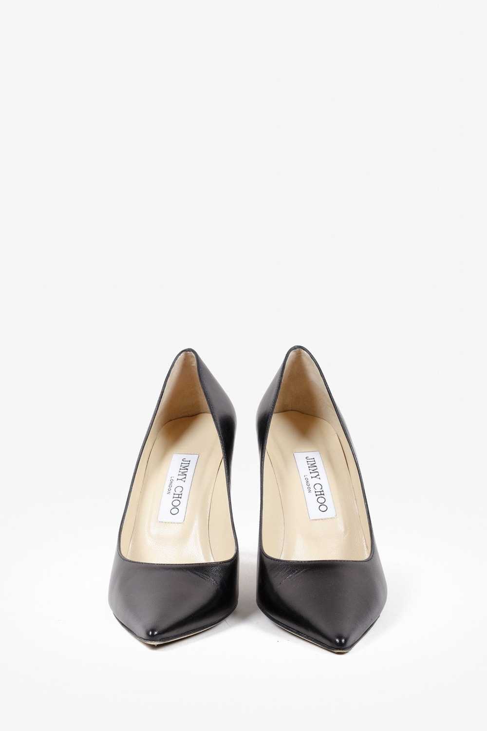 Jimmy Choo Jimmy Choo Black Kid Agnes Pointed Toe… - image 3