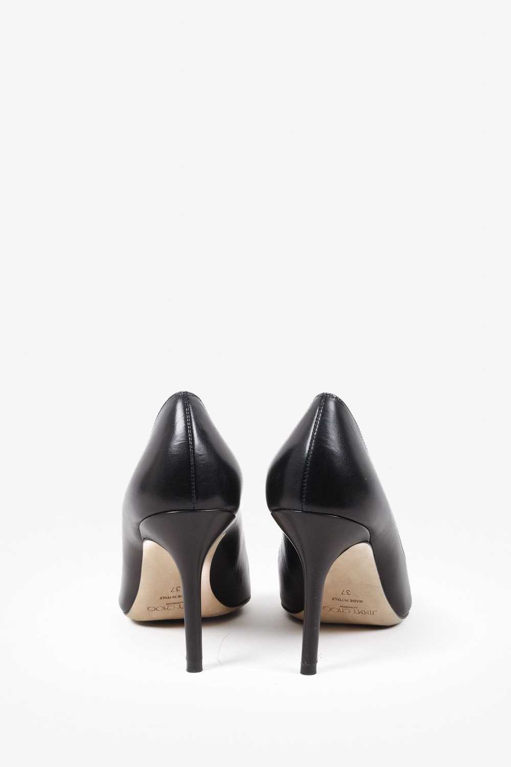 Jimmy Choo Jimmy Choo Black Kid Agnes Pointed Toe… - image 4