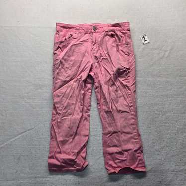 Pinko Deja Bleu Pink Jeans Crop Capri Straight Den