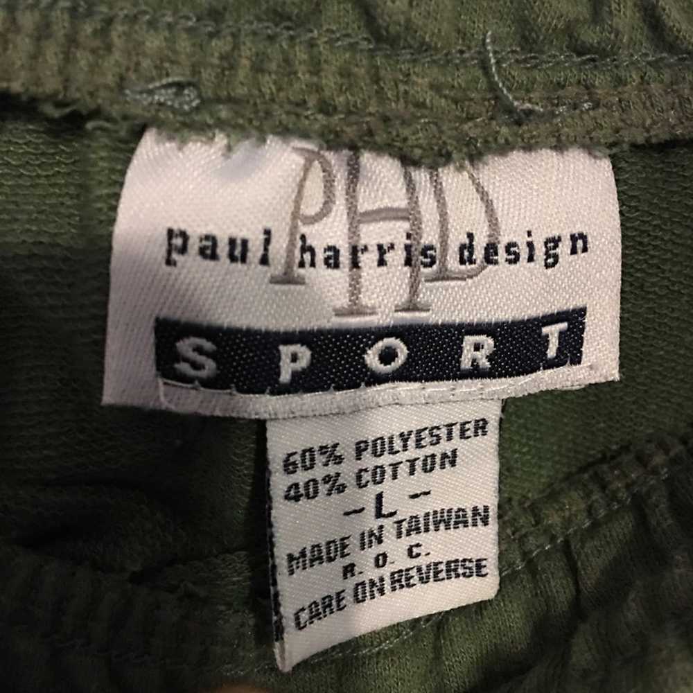 Vintage Paul Harris Design sport set navy/green M… - image 8
