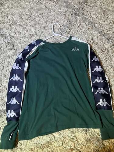 Kappa Kappa Long Sleeve T-Shit Green Medium