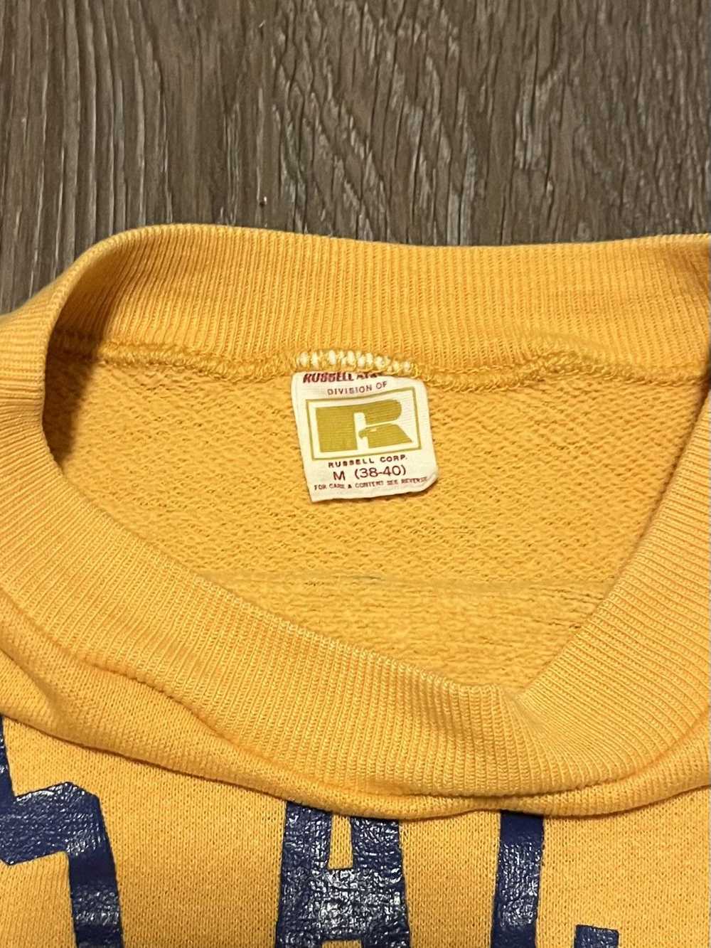 Russell Athletic × Vintage Vintage 70s Yellow Rus… - image 3