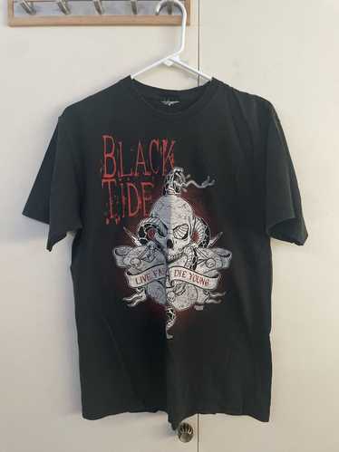 Band Tees × Vintage Vintage Y2K Black Tide Live Fa