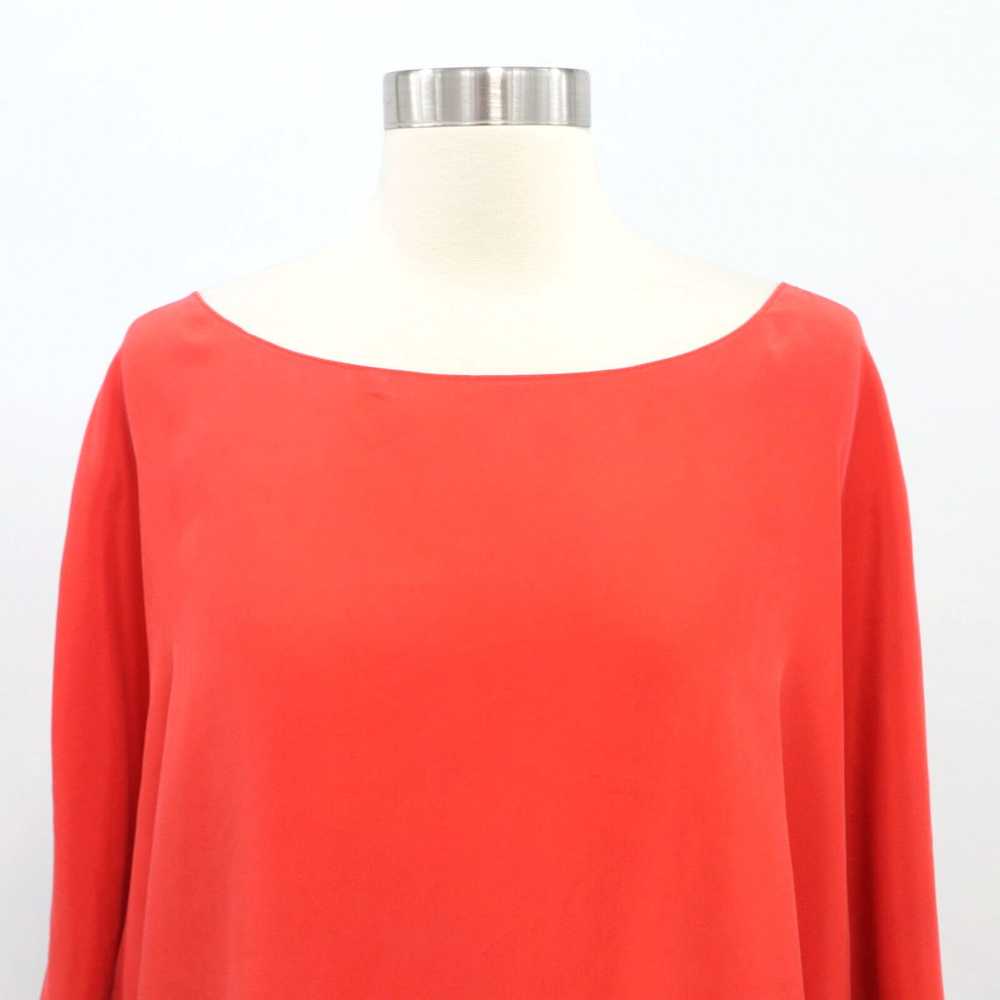 Vince Vince Sweater Pullover Silk XS Orange Red B… - image 2