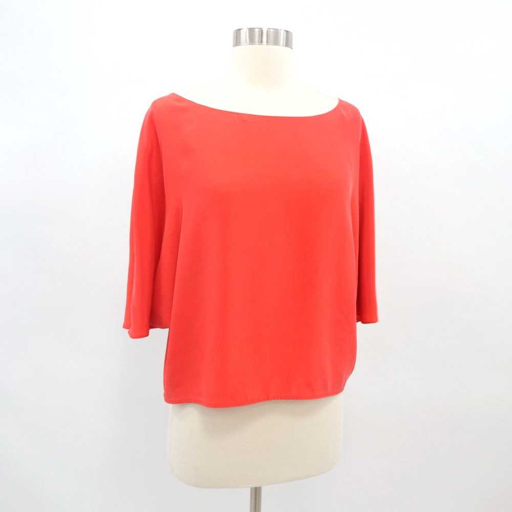 Vince Vince Sweater Pullover Silk XS Orange Red B… - image 3