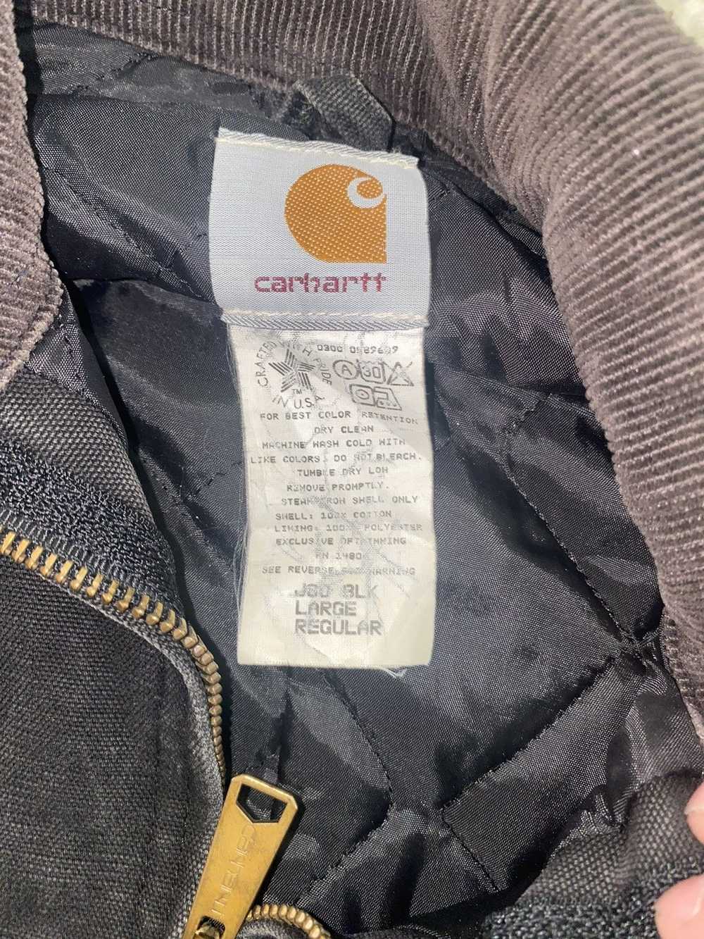 Carhartt Vintage Carhartt Made in the USA J80 BLK… - image 4