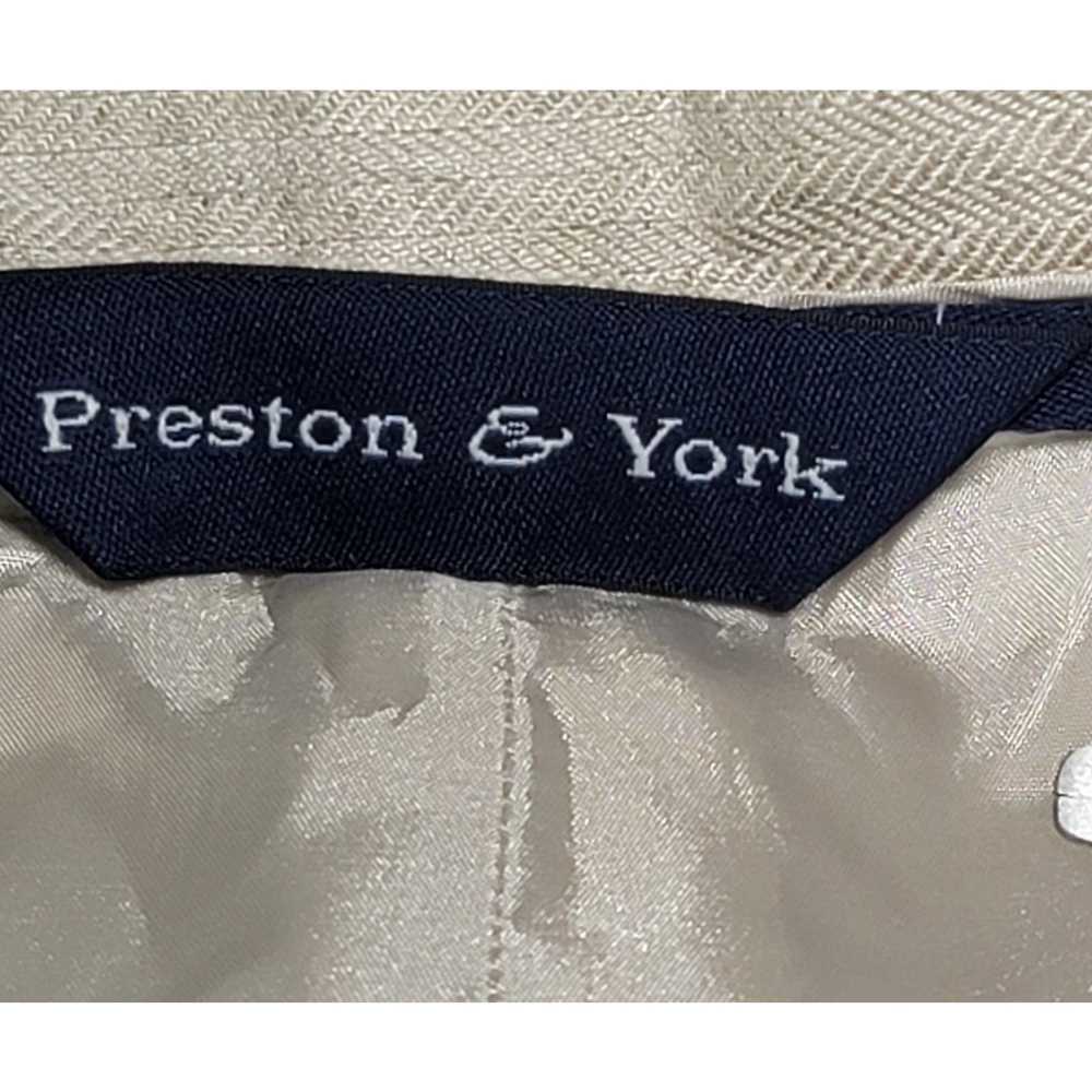 Preston & York Preston & York Tan Beige Pleated L… - image 3