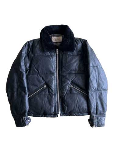 Aero Leather × Avirex Varsity Jacket × Sheepskin C