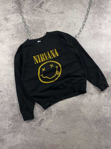 Nirvana × Rock Band × Vintage Vintage Nirvana Smil