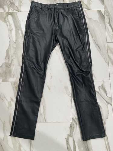 Jeremy Scott Jeremy Scott Zip Up Leather Pants