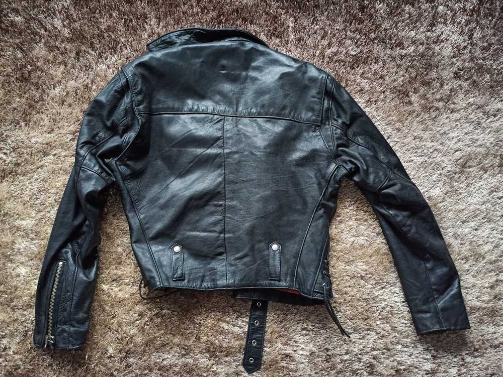 Leather Jacket × Rock Band × Vintage Vintage leat… - image 3