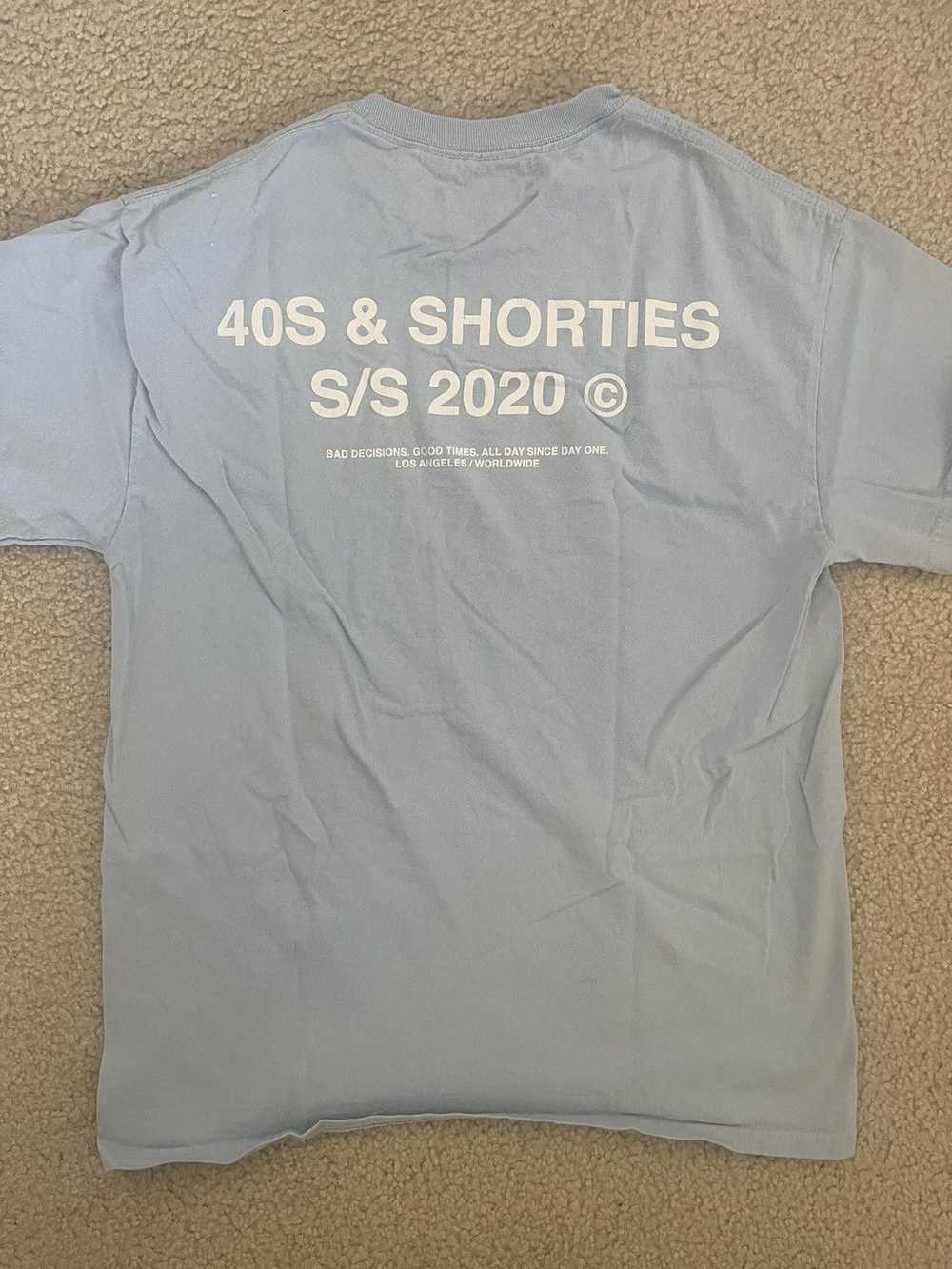40's & Shorties Light Blue 40’s and shorties T-sh… - image 2