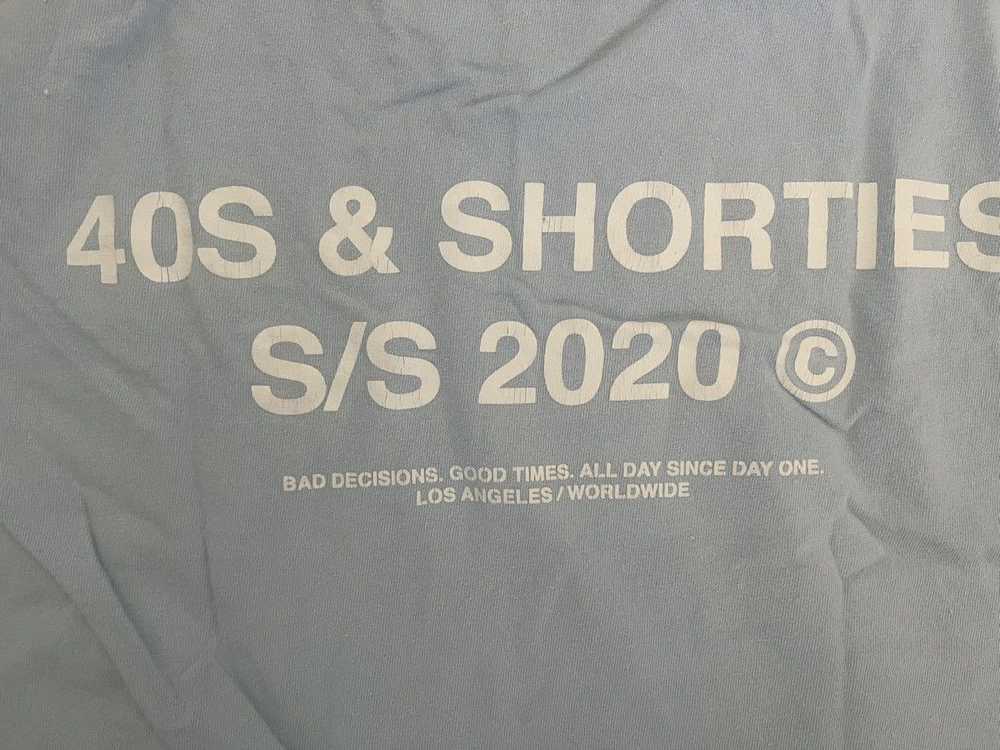 40's & Shorties Light Blue 40’s and shorties T-sh… - image 3
