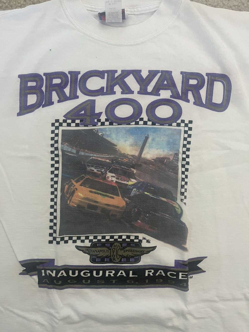 Streetwear × Vintage Nascar Brickyard Racing T-sh… - image 2