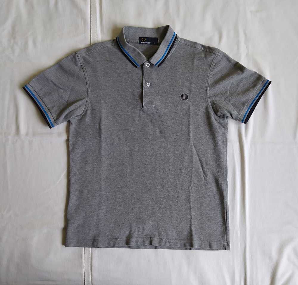 Fred Perry × Streetwear Grey pique polo t-shirt S - image 2