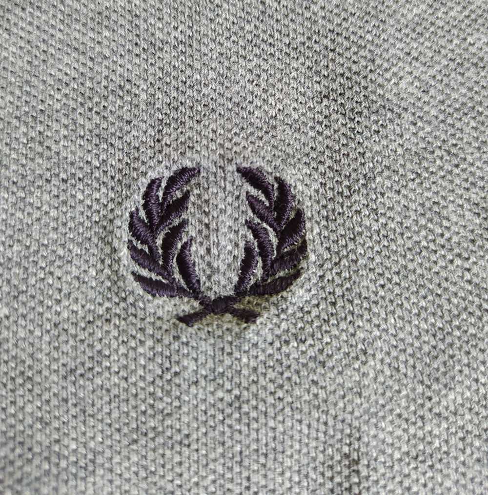 Fred Perry × Streetwear Grey pique polo t-shirt S - image 5