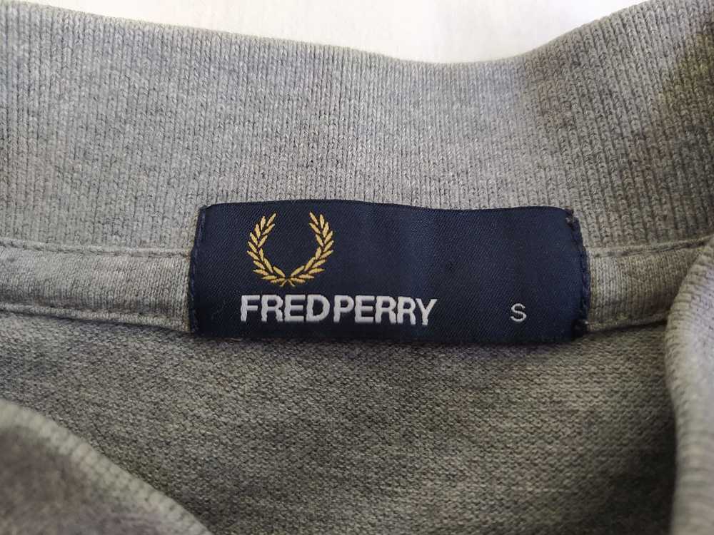 Fred Perry × Streetwear Grey pique polo t-shirt S - image 7