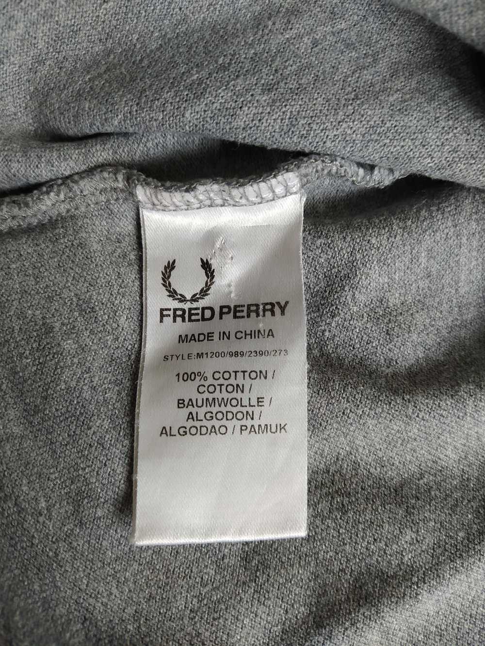 Fred Perry × Streetwear Grey pique polo t-shirt S - image 8